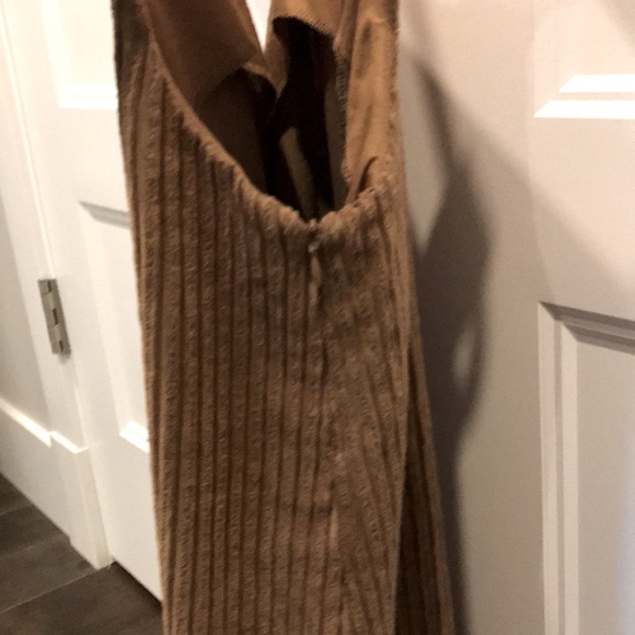 Zara Kids Brown Overall Dress with Brown Buttons - Picture 5 of 5